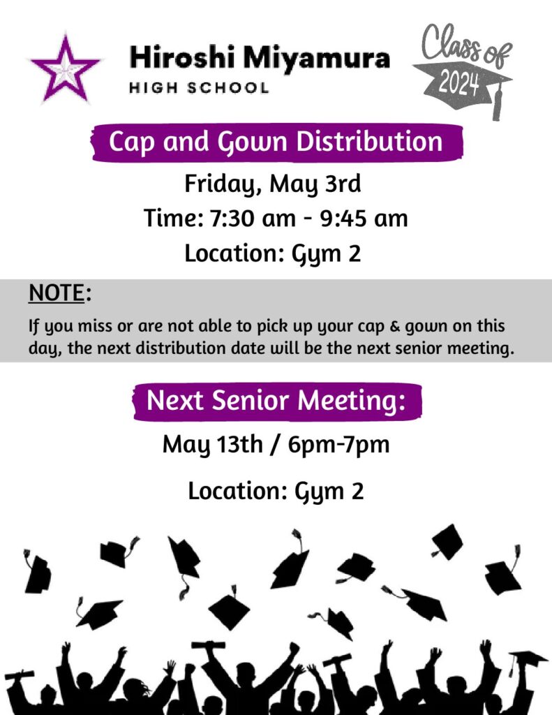 Cap and Gown Distribution 2024 (1)