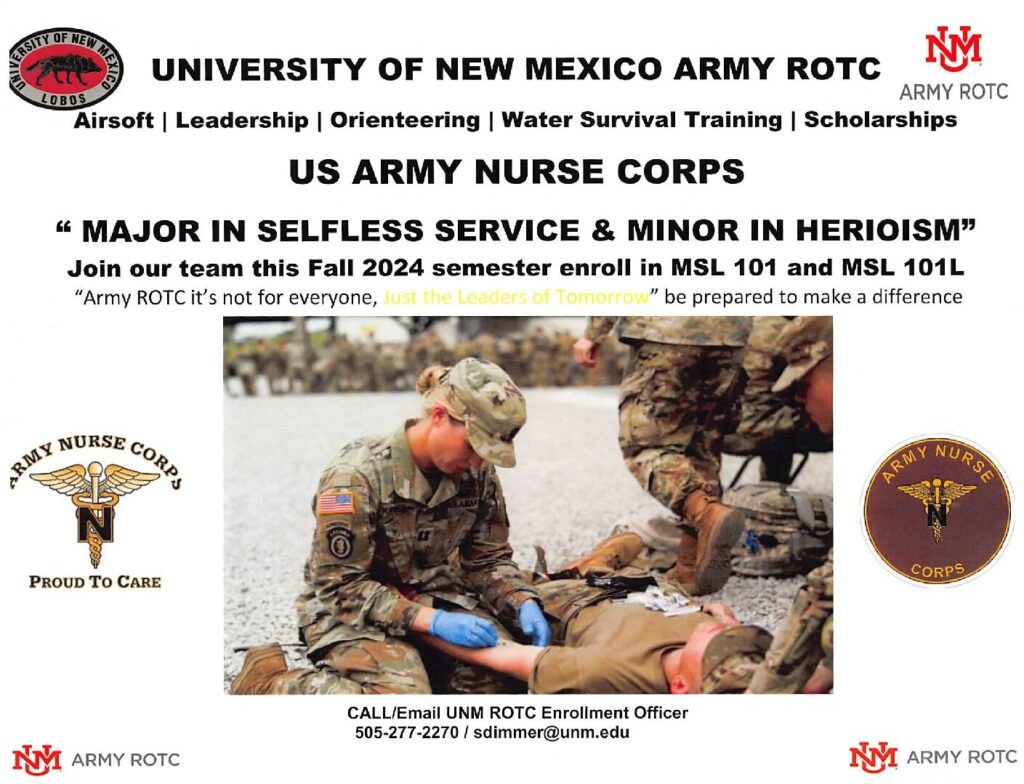 UNM Army ROTC Nurse Corps